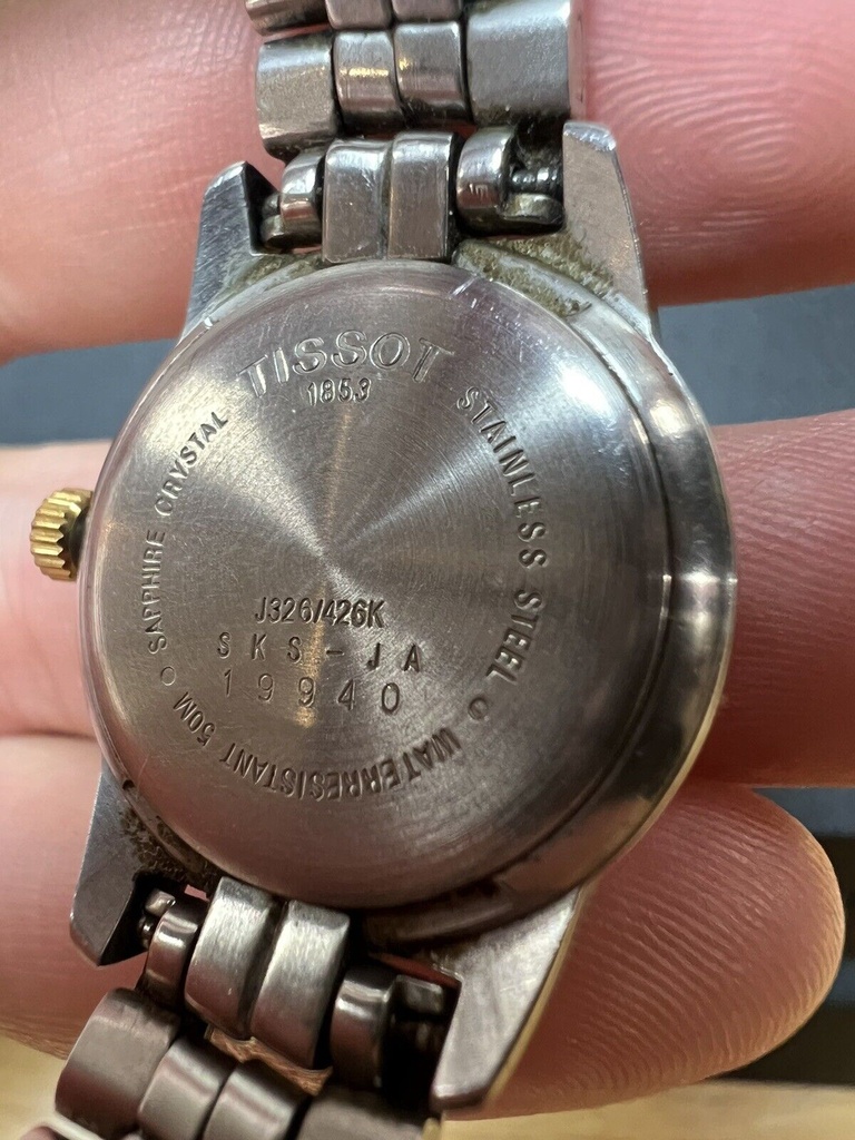 Vintage Swiss Tissot 1853 PR50 Sapphire Crystal date watch #1
