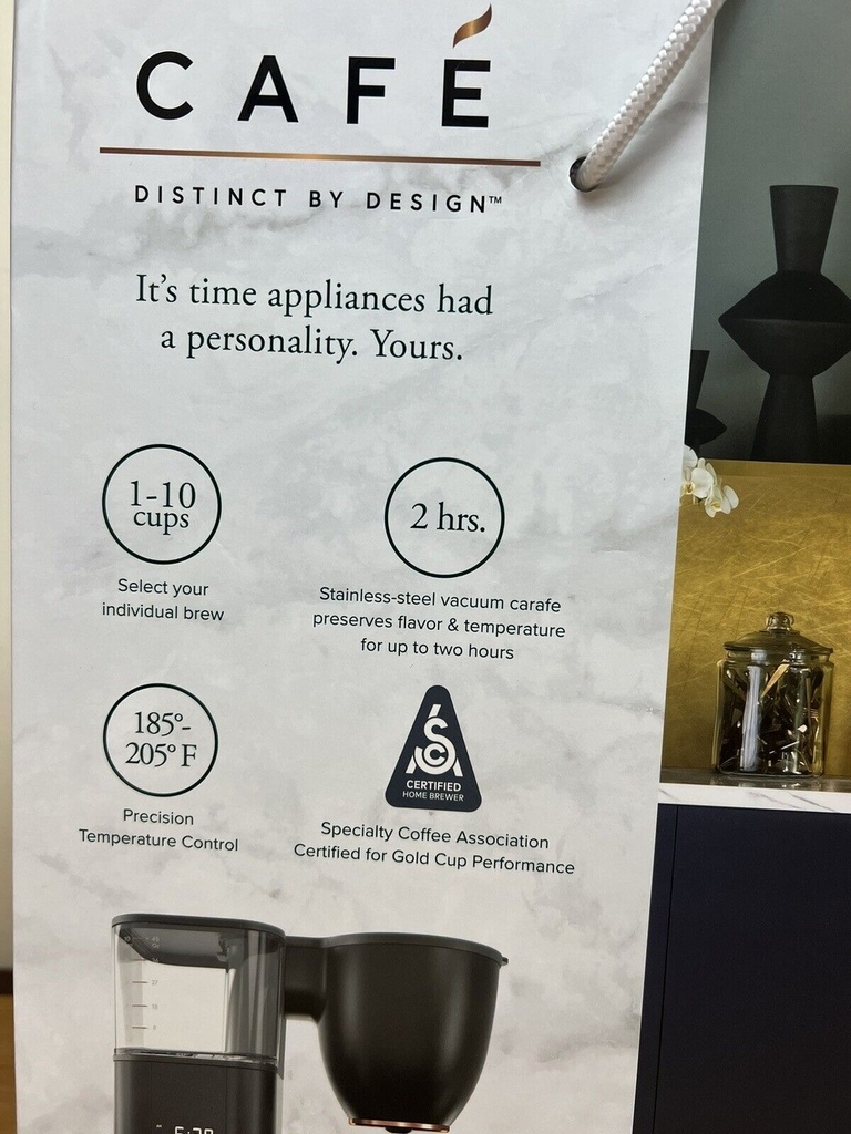 Café Specialty Drip Coffee Maker 10-Cup Insulated Thermal Carafe, Matte Black #1