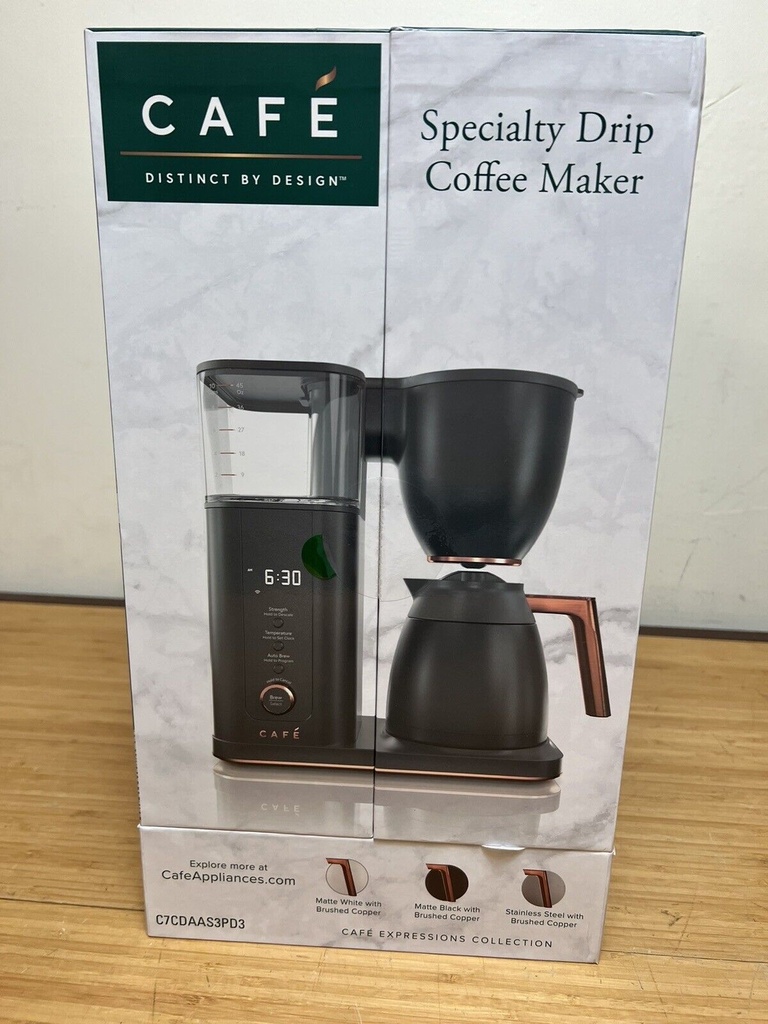 Café Specialty Drip Coffee Maker 10-Cup Insulated Thermal Carafe, Matte Black #1