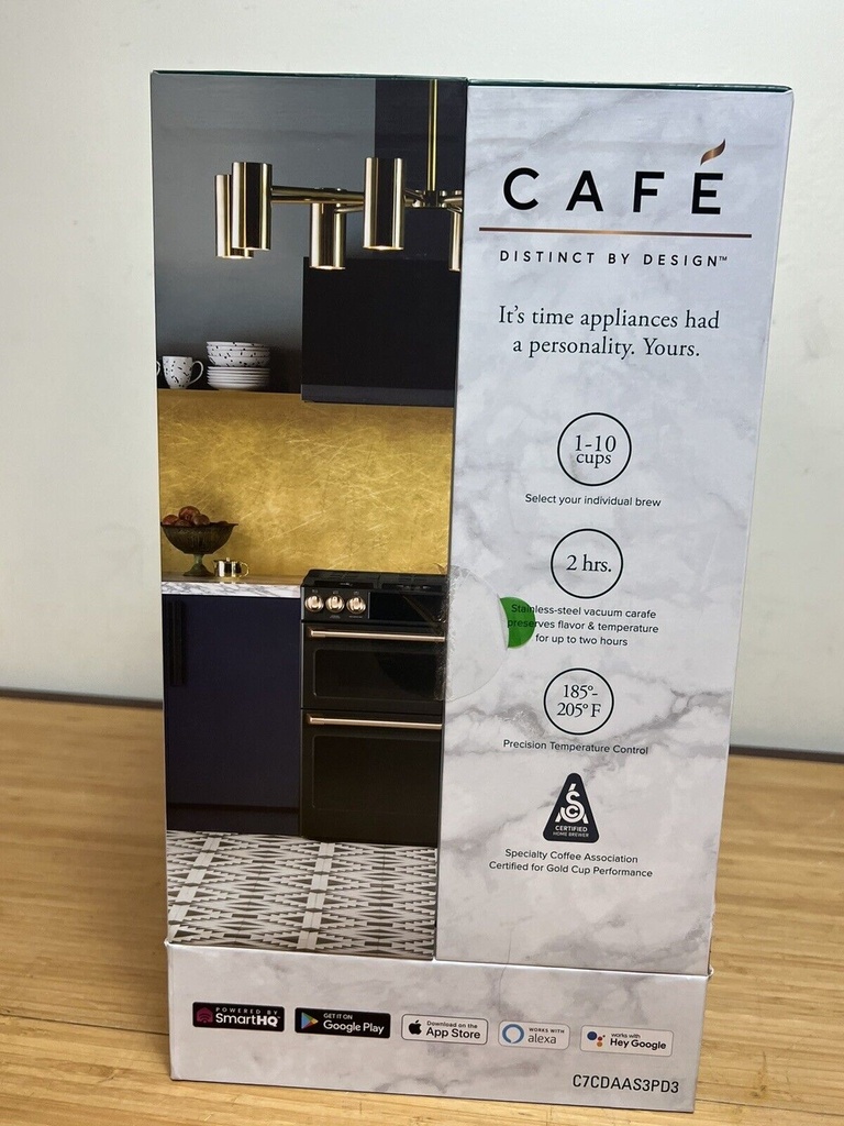 Café Specialty Drip Coffee Maker 10-Cup Insulated Thermal Carafe, Matte Black #1