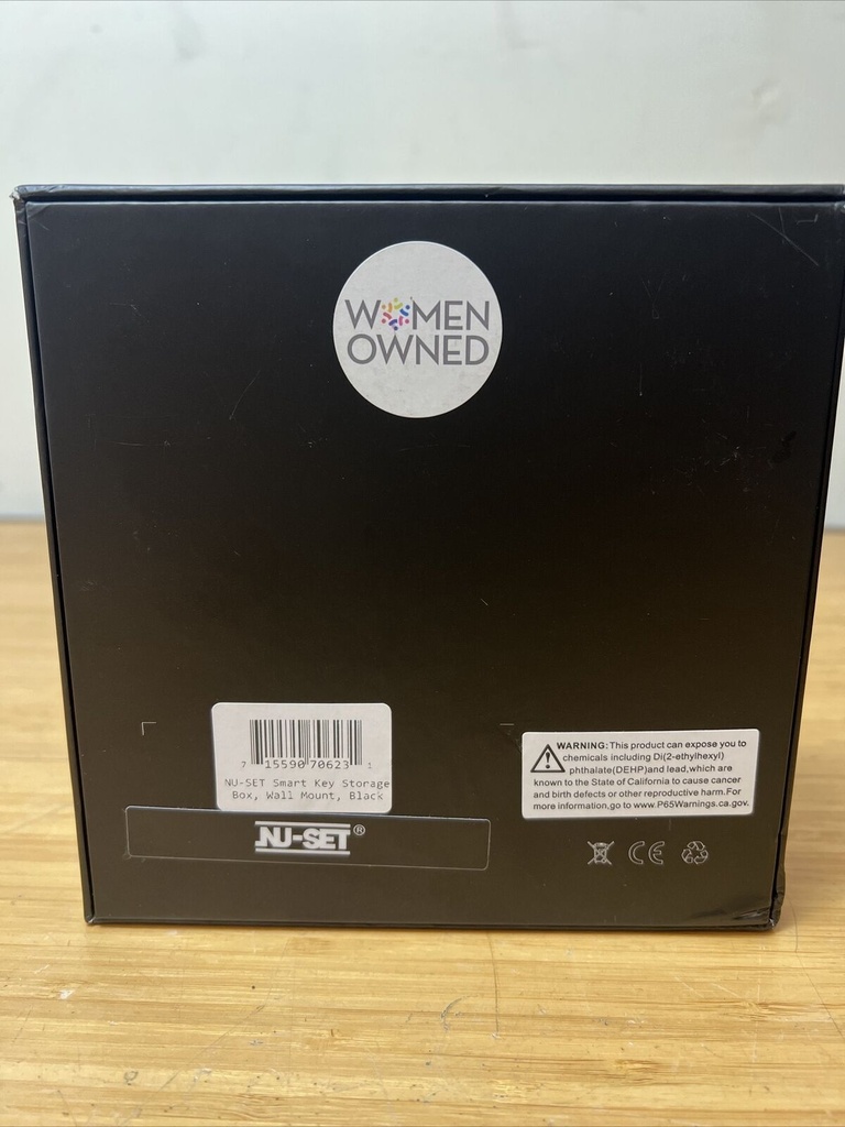 Nu-Set 7062-3 Lock Box,Wall,Combination,4.7" H,Black Factory Sealed #1