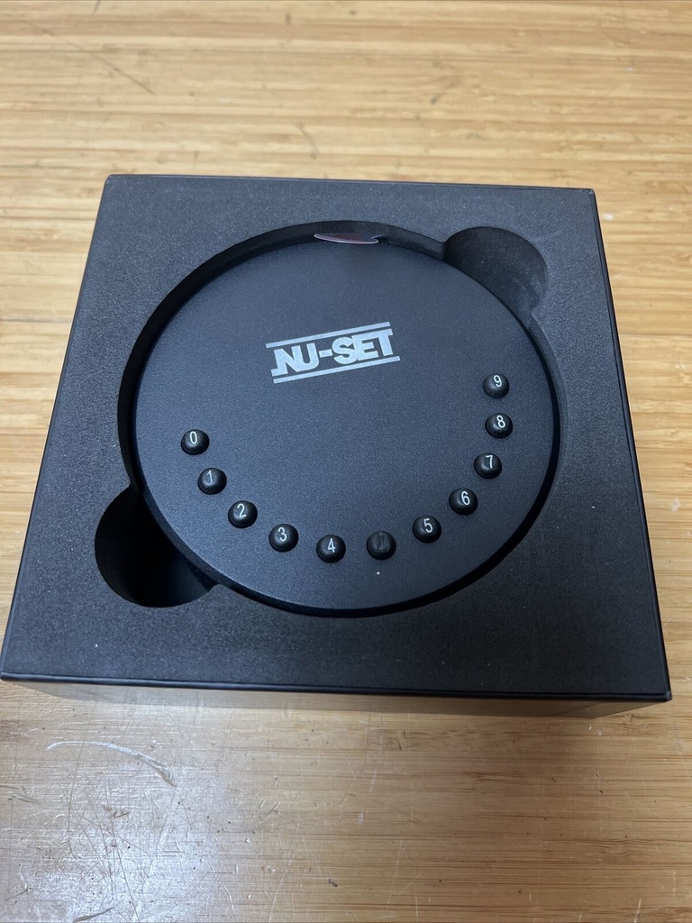 Nu-Set 7062-3 Lock Box,Wall,Combination,4.7" H,Black Factory Sealed #1