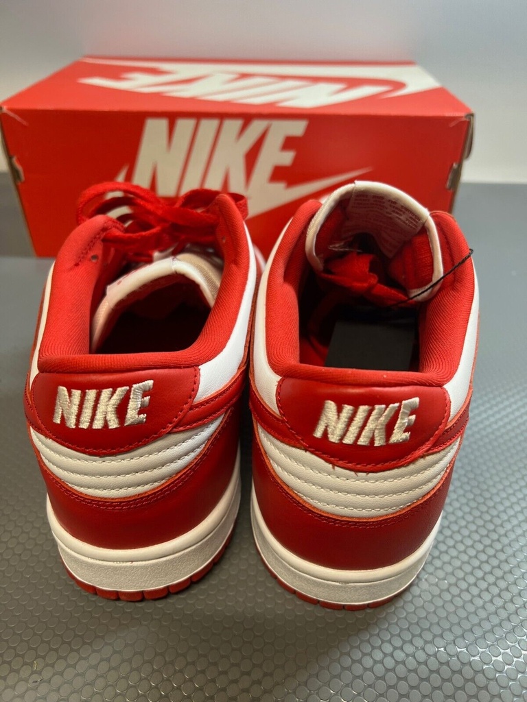Size 10 - Nike Dunk Low 2020 University Red St Johns CU1727-100 Preowned CIB #1