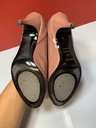 Hermes Semelle Cuir Kitten Heels Shoes Size 38 w. Pouch purchase