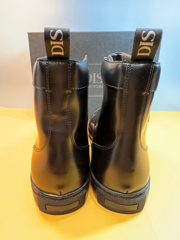 DIS Gianmarco High top black calf sneaker NWB Made in Italy SZ 45 #1