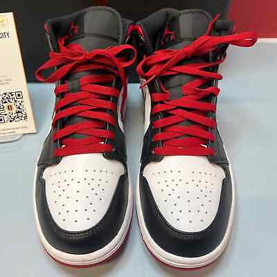 Nike Air Jordan 1 Mid Gym Red Black Toe White size 10 DQ8426-106 #1