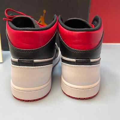 Nike Air Jordan 1 Mid Gym Red Black Toe White size 10 DQ8426-106 #1