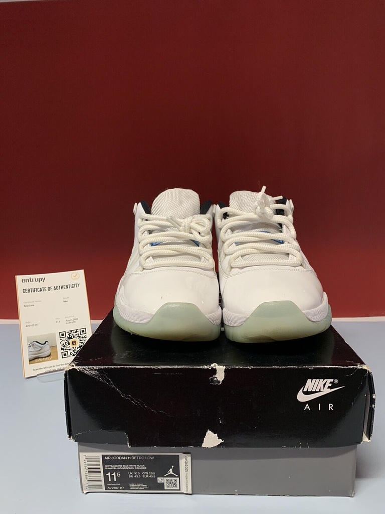 Size 11.5 - Jordan 11 Retro Low Legend Blue AV2187-117 #1