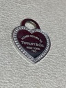 18k gold and diamond return to Tiffany & Co heart pendant rtt small 750 cost