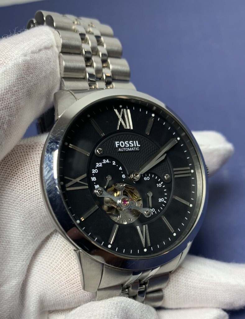 Fossil ME3107 Townsman Automatic Smoke Stainless Steel Watch #1