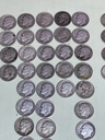 Lot of 128 Roosevelt Dimes 1946-1964 90% Silver 317.9g total weight buy