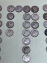 Lot of 128 Roosevelt Dimes 1946-1964 90% Silver 317.9g total weight cost