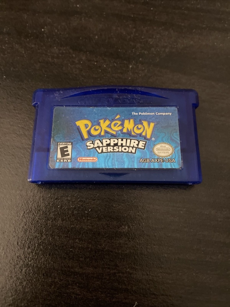 GBA Pokemon: Sapphire Version (Game Boy Advance, 2002) - Dry Battery - Authentic #1