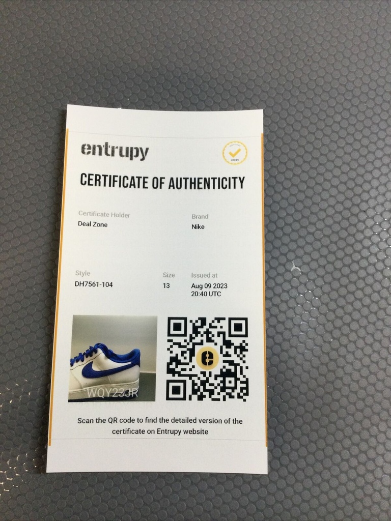 Nike Air Force 1 Low '07 White Medium Blue Size 13 DH7561-104 NWB #1