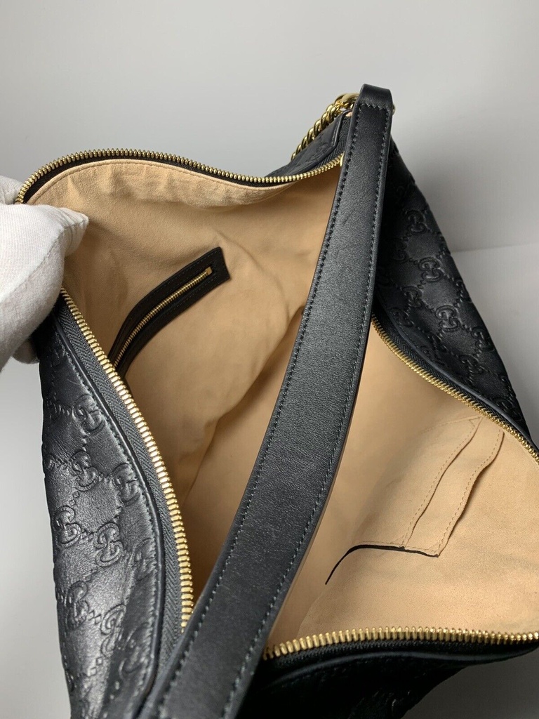 Gucci Linea A Guccissima Leather Hobo Bag #1