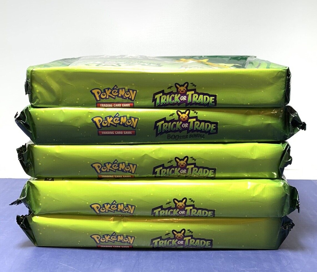 Lot Of Five Pokémon TCG: 2023 Trick or Trade Booster 50 Mini Packs Inside #1