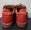 Giuseppe Zanotti Bertens Double Zip Leather Red Glitter Sneakers RM90004 price