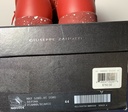Giuseppe Zanotti Bertens Double Zip Leather Red Glitter Sneakers RM90004 in Boston