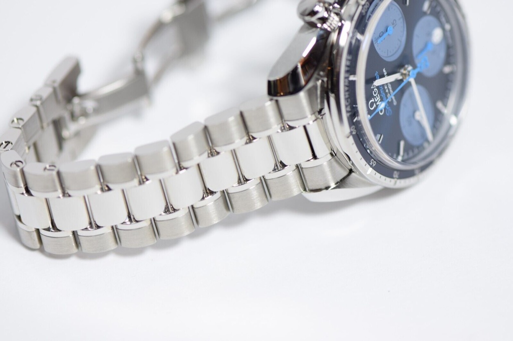Mint Omega Speedmaster 38 Orbis Edition Blue Dial Watch 324.30.38.50.03.002 #3