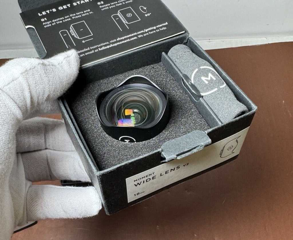 Moment Lens Kit - Fisheye 14mm, Tele 58mm, Wide Lens 18mm -Mint condition #3
