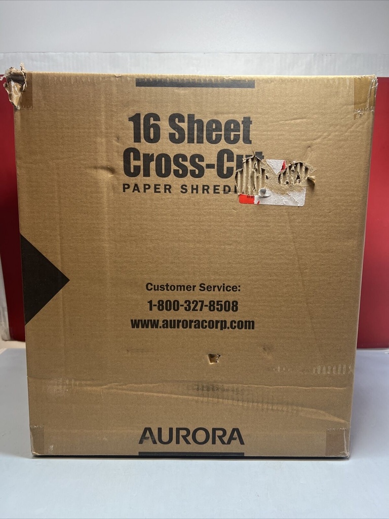 Aurora AU1645xa Heavy Duty Anti-Jam CrossCut Paper/Credit Card Shredder SEALED #3