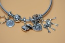 Pandora Bracelet 7.75" 5 Charms Strerling Silver - Queen & Family Theme with delivery