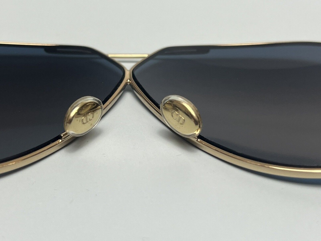 CHRISTIAN DIOR Goldtone Metal Aviator Stellaire3 Sunglasses J5GKU 65-01-145 #10