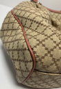 GUCCI Sukey Shoulder Tote Bag Diamante Canvas Leather Beige A3157CS412 – photo-1