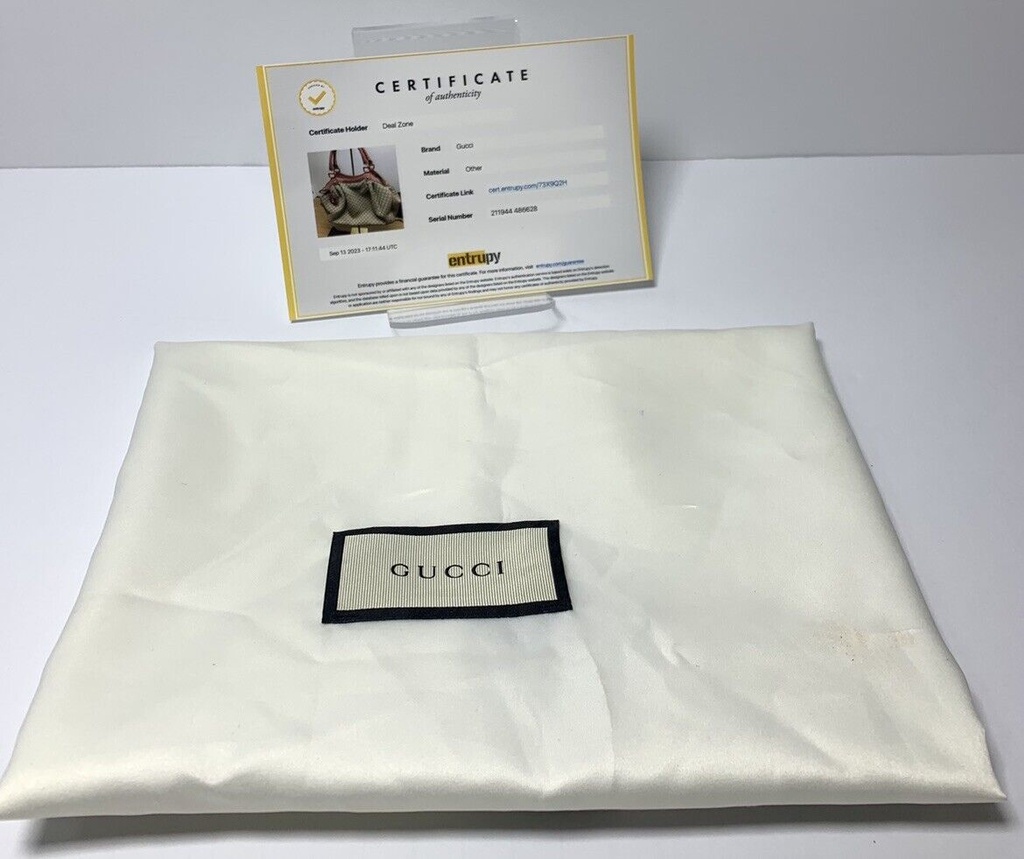 GUCCI Sukey Shoulder Tote Bag Diamante Canvas Leather Beige A3157CS412 #1