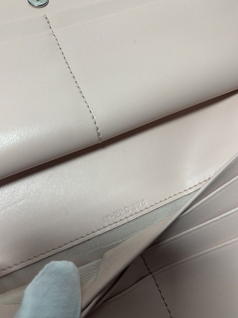 Salvatore Ferragamo Vara women's Clutch Color Blush Preowned #1