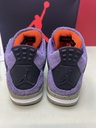 Size 6.5W - Jordan 4 Retro Mid Canyon Purple W AQ9129-500 CIB NIKE price