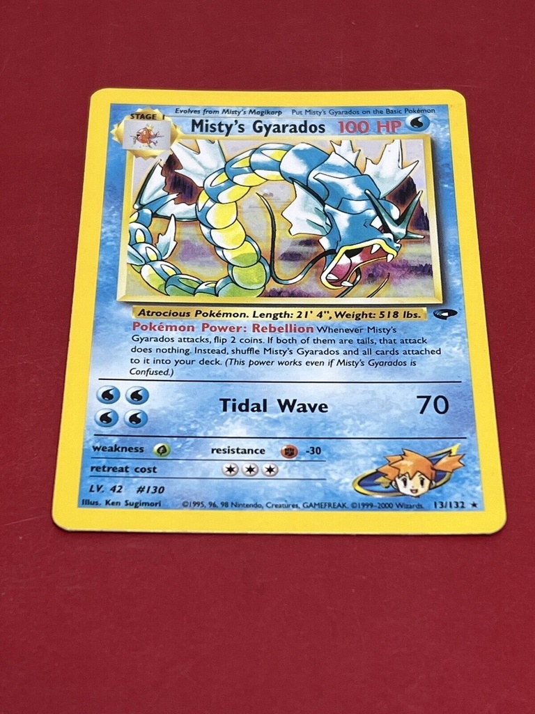 Misty's Gyarados - 13/132 (Gym Challenge) - Lp/Mp - Holo Rare #2