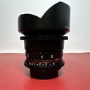 Rokinon 14mm T3.1 Cine DS Lens for NIKON FX  #DS14M used