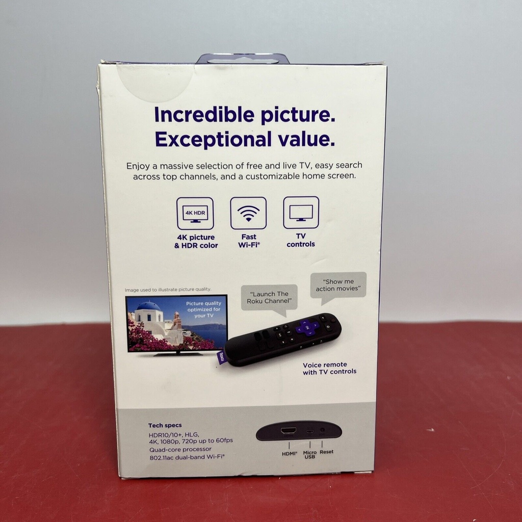 Roku Express 4K+ 3941R HDR Media Streamer New Sealed #1