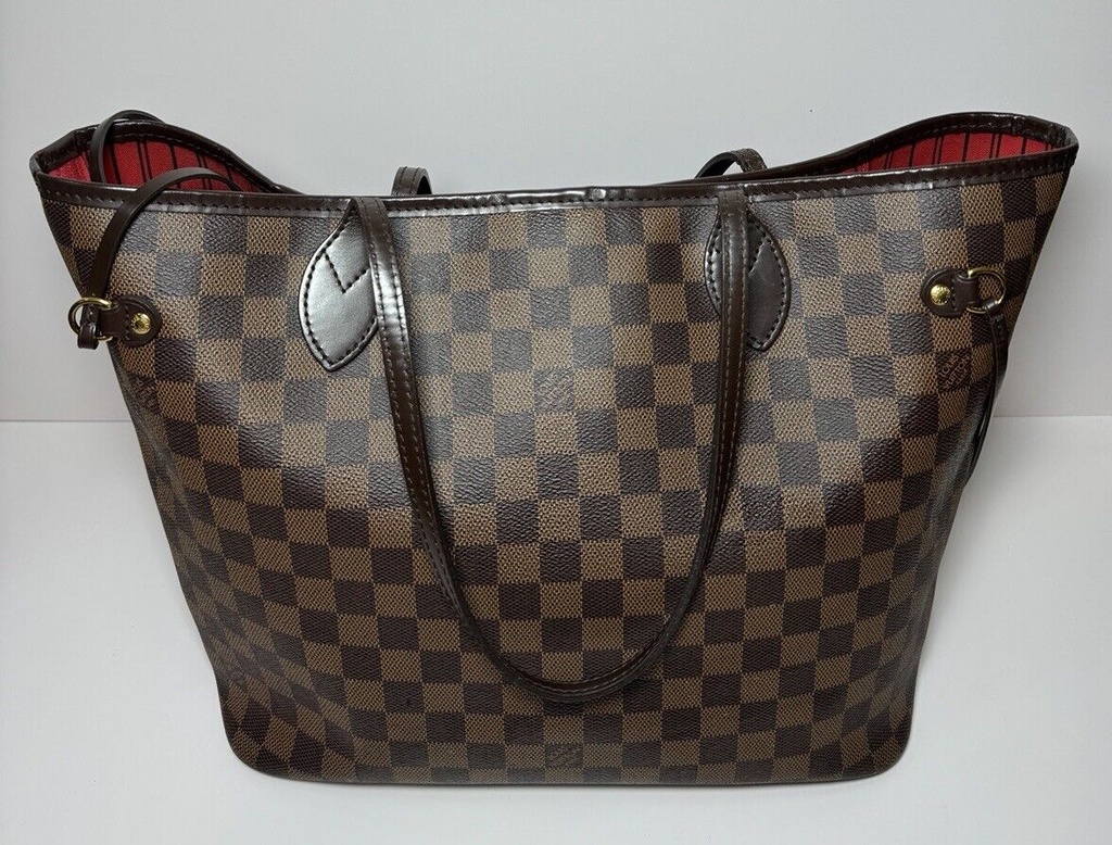 Louis Vuitton Damier Ebene Canvas Neverfull MM Shoulder Tote Bag N41358 #4