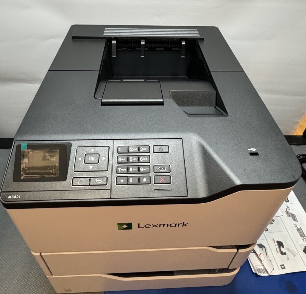 Lexmark MS821DN Mono Laser Printer - Open Box #1