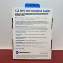 Motorola CLS1110 Business 2-Way Radio, Walkie Talkie 1 Chanel 1 Watt UHF used