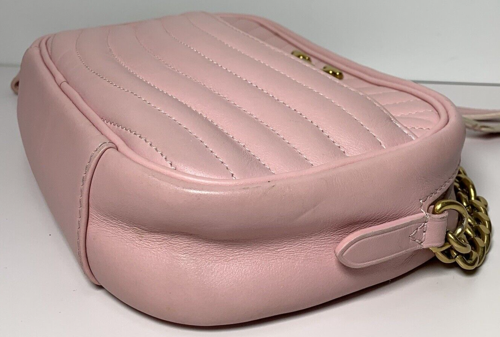 Louis Vuitton New Wave Camera Shoulder Bag Pink Quilted Leather #15