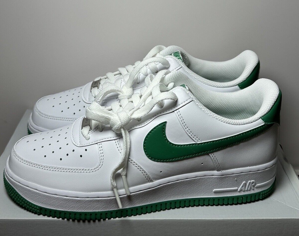 NIKE AIR FORCE 1 07_WHITE/MALACHITE-WHITE FJ4146-102-SIZE 9 #2