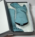 New Gucci Women's Sea Green Jacquard Cowboy Boots with Crystals 631268 3720 in Boston, MA