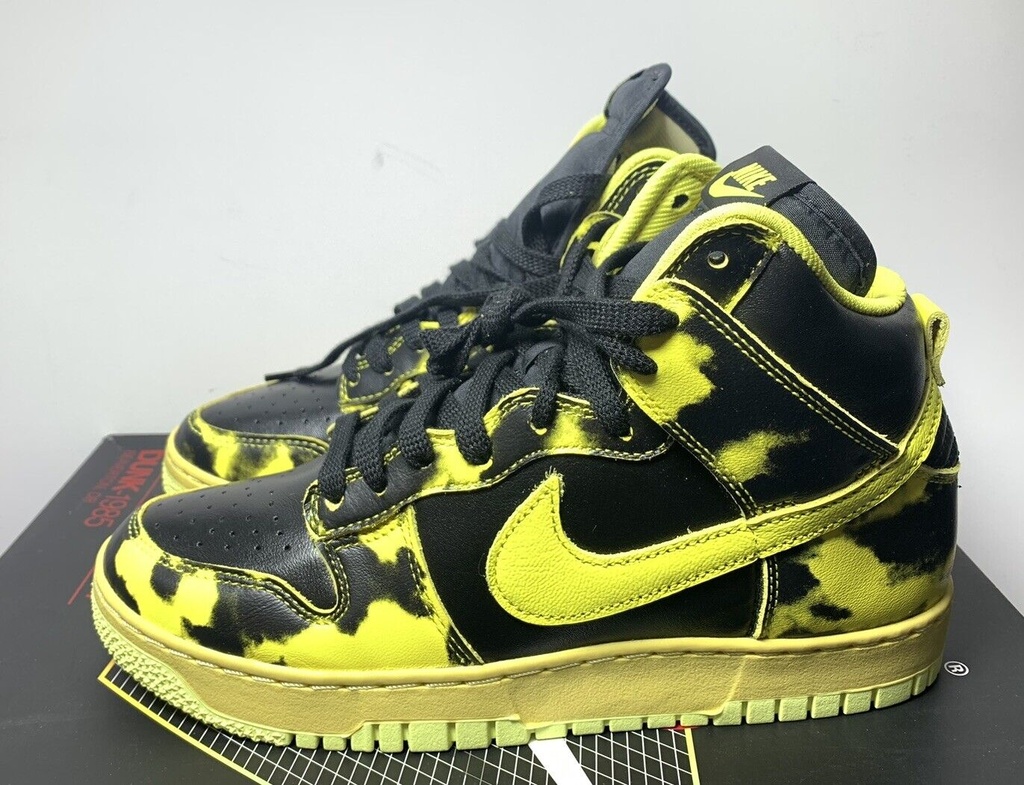 NIB Nike Dunk High 1985 SP Yellow Acid  DD9404-001. Size 8.5 Men’s #2