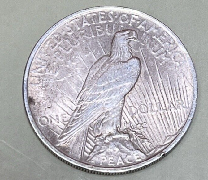 Better - 1923 - Peace Silver Dollar - 90% silver US Coin #1