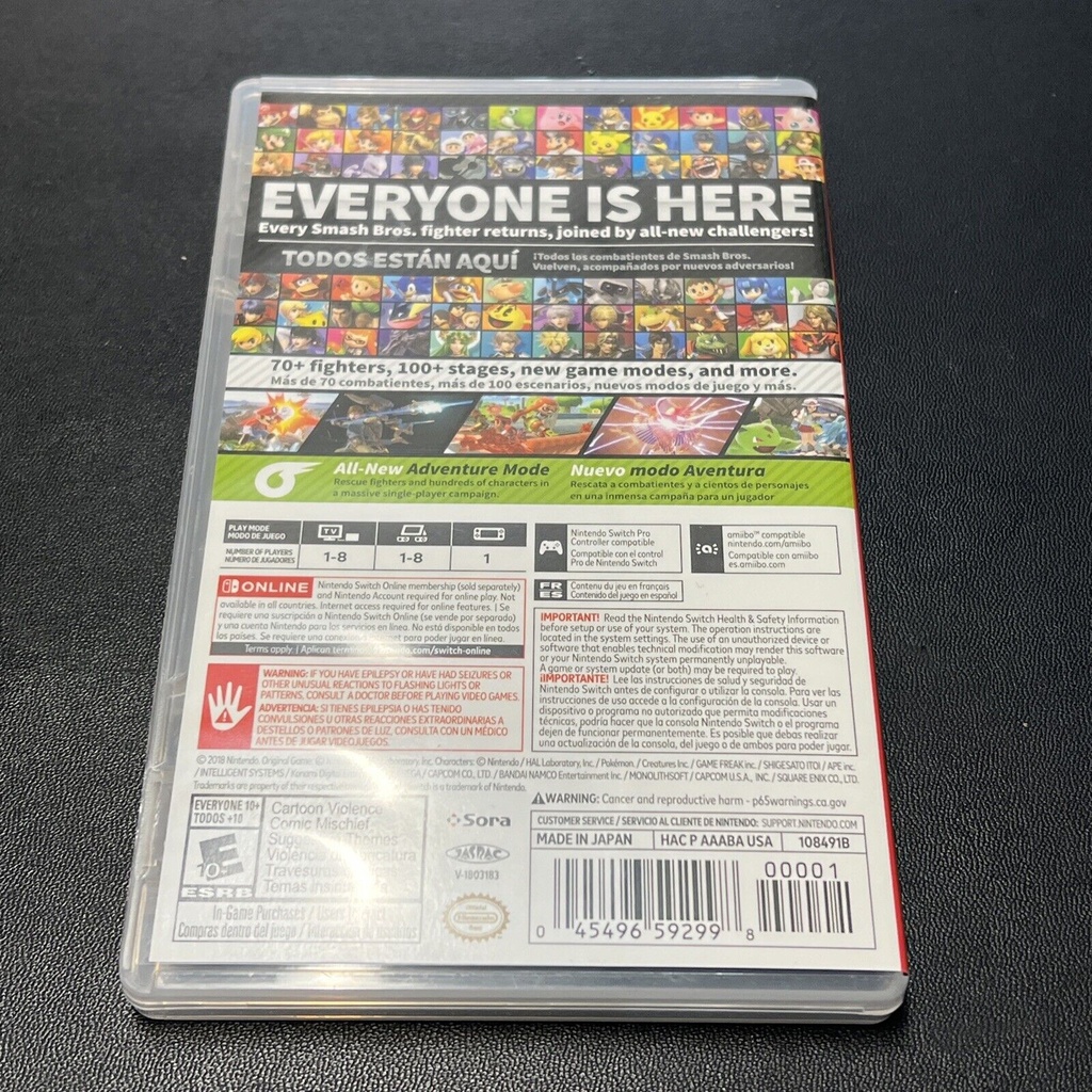 Super Smash Bros. Ultimate Nintendo Switch CIB! #1