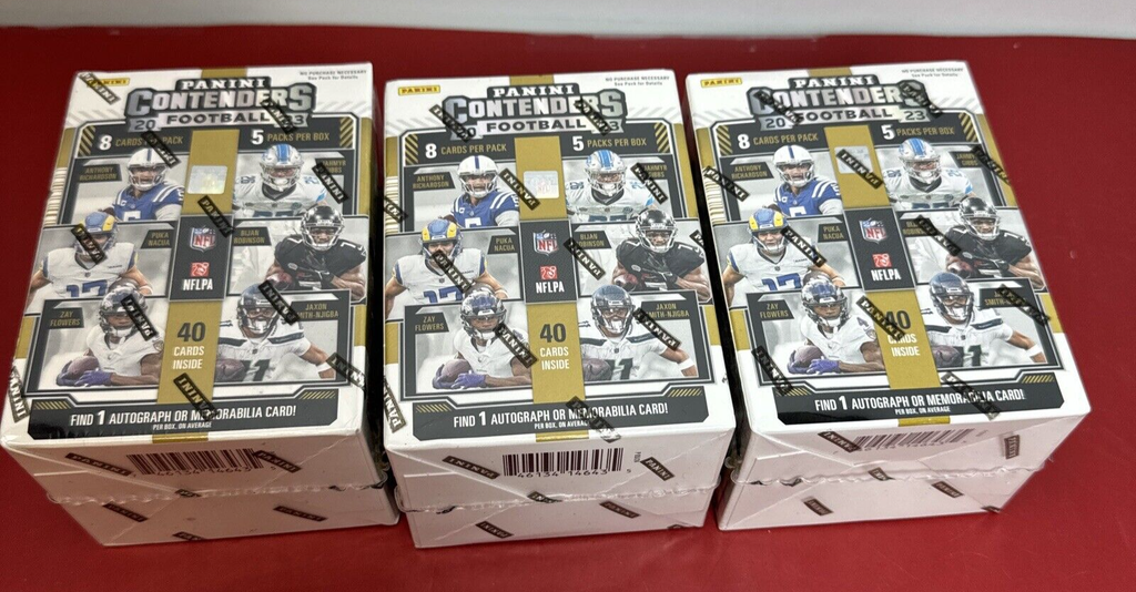 2023 Panini Contenders Football Trading Card Blaster Box New Sealed Lot of 3 #1