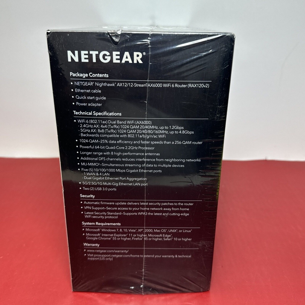 Netgear Nighthawk AX12 RAX120 Wireless 12 Stream AX6000 WiFi 6 Router #2