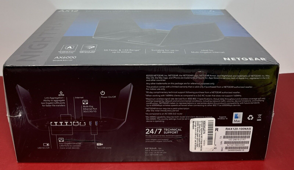 Netgear Nighthawk AX12 RAX120 Wireless 12 Stream AX6000 WiFi 6 Router #5