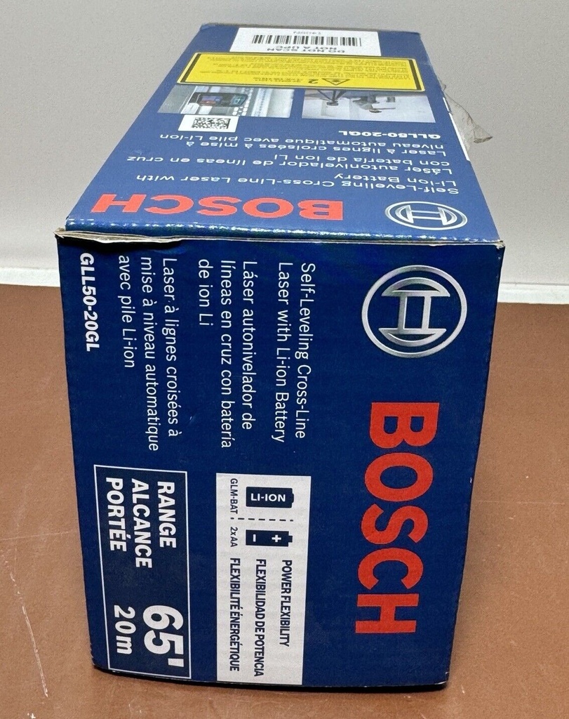 Bosch GLL50-20GL 65 Foot Self Leveling Cross-Line Laser W/Li-Ion Battery #4