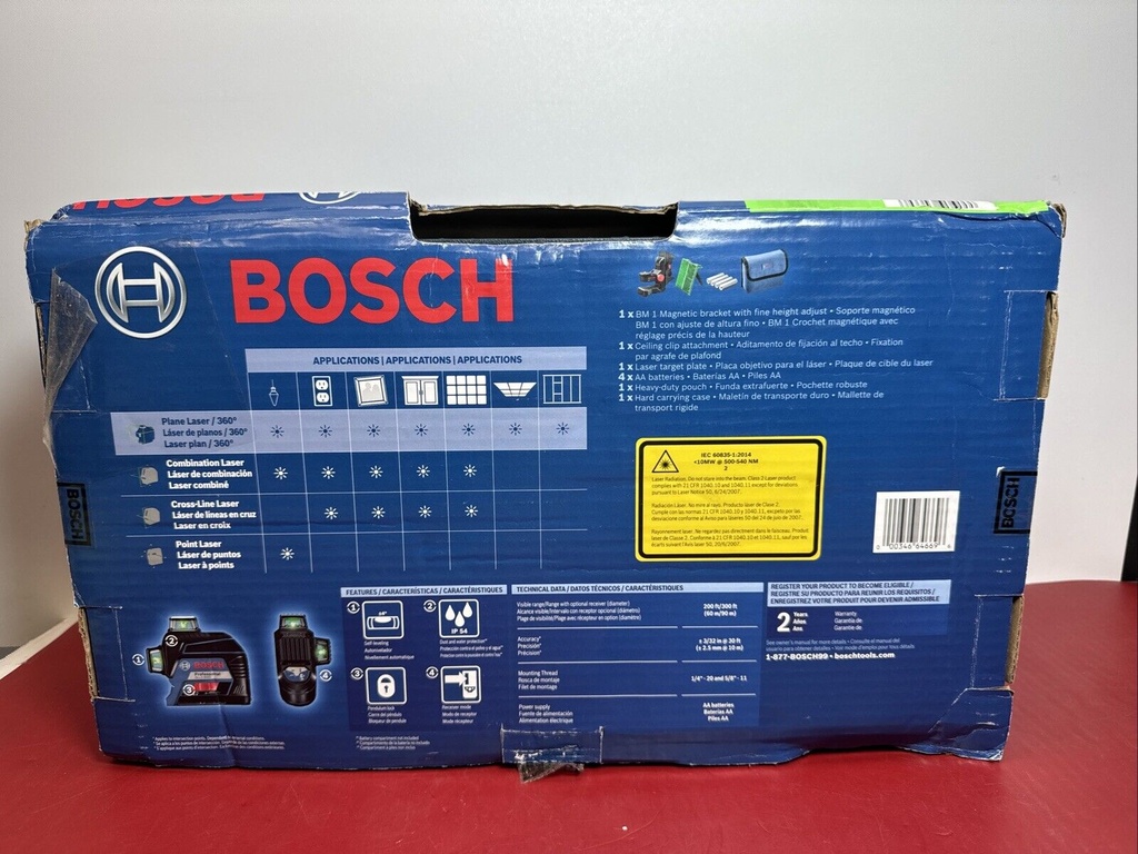 Bosh GLL3-300G / 360Connected Green-Beam Three-Plane Leveling #2