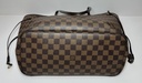 Louis Vuitton Damier Ebene Canvas Neverfull MM Shoulder Tote Bag N41358 used