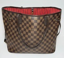 Louis Vuitton Damier Ebene Canvas Neverfull MM Shoulder Tote Bag N41358 price